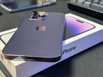 Iphone 14 pro max deep purple 128gb stan perfekcyjny