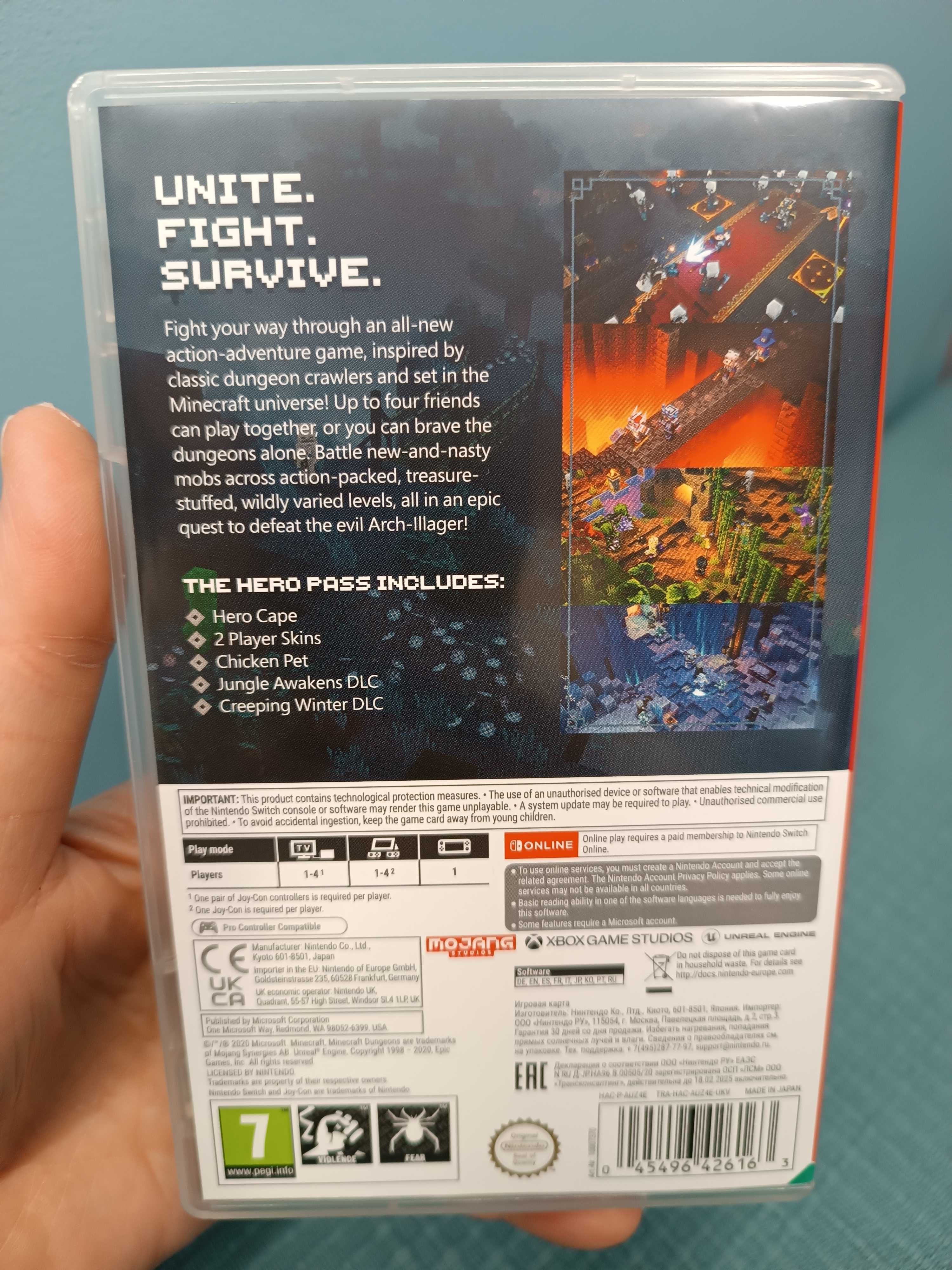Minecraft Dungeons - Hero Edition Switch