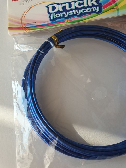 Drucik florystyczny niebieski 2 sztuki