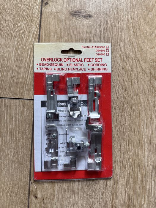 Набор лапок для оверлока Minerva, SINGER, Juki