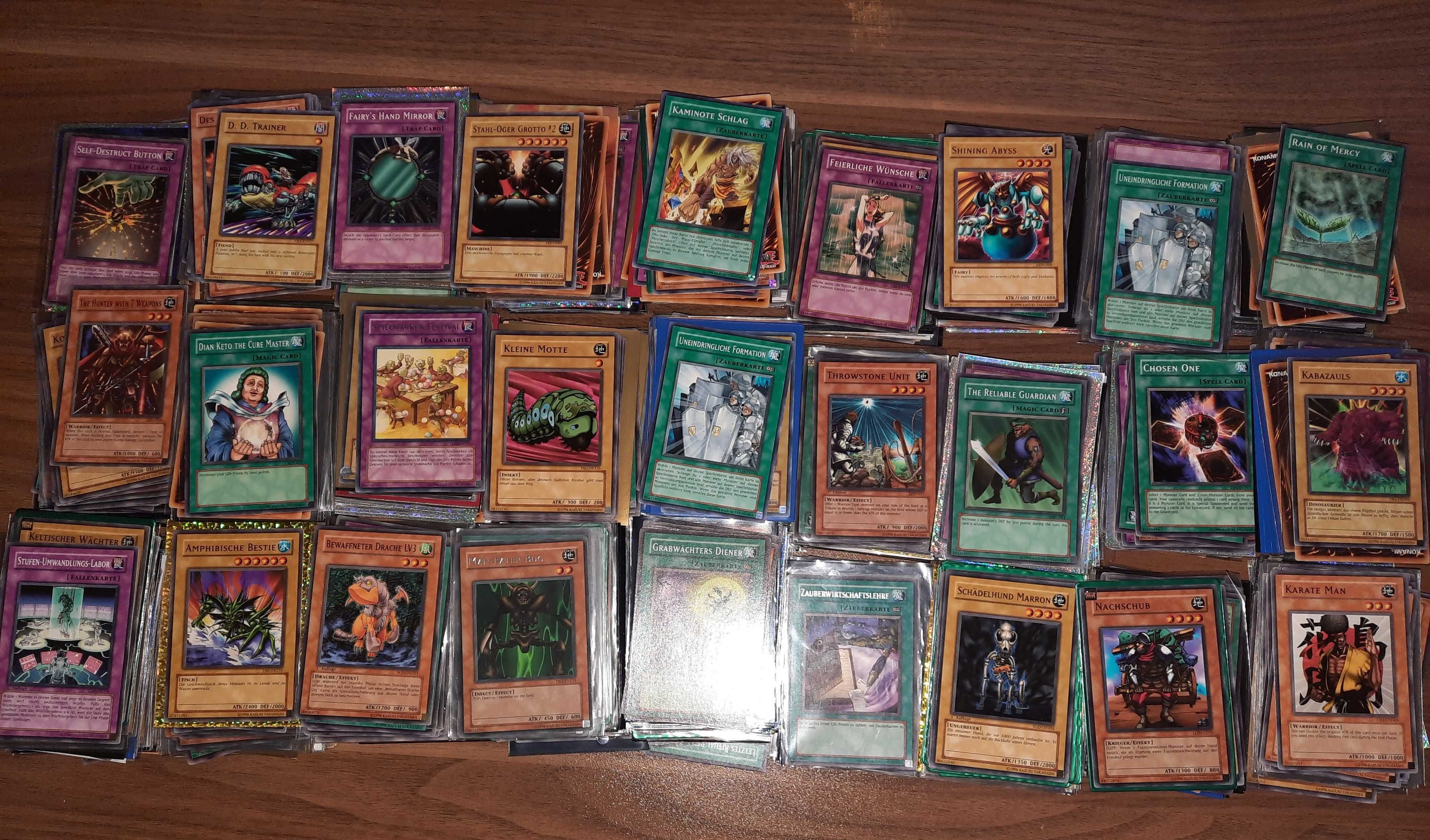 12.000 Cartas Yu-Gi-Oh oficiais e near mint, maioria em ingles