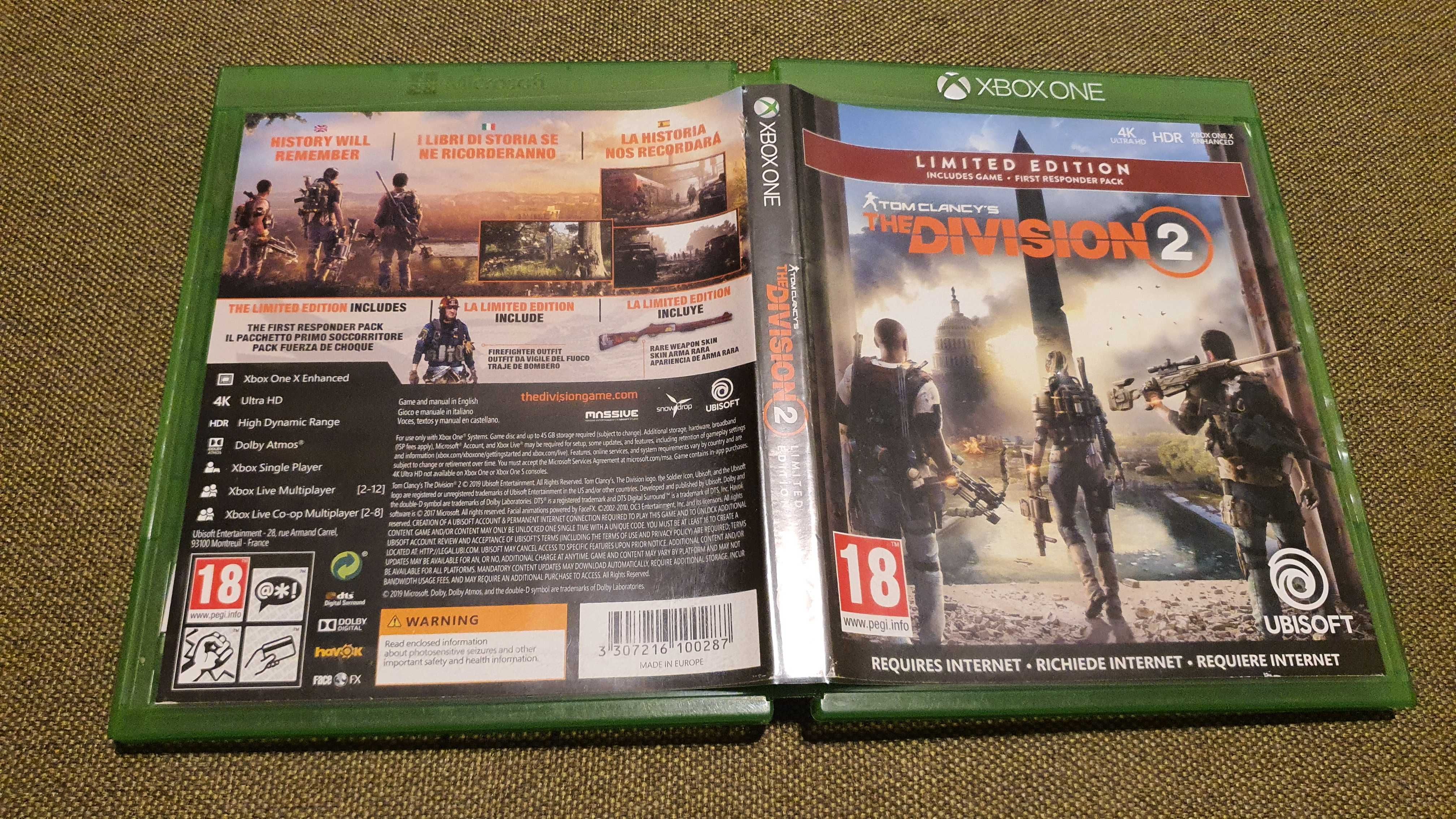 Игра Tom clansy's the division 2 для xbox one, series x, s