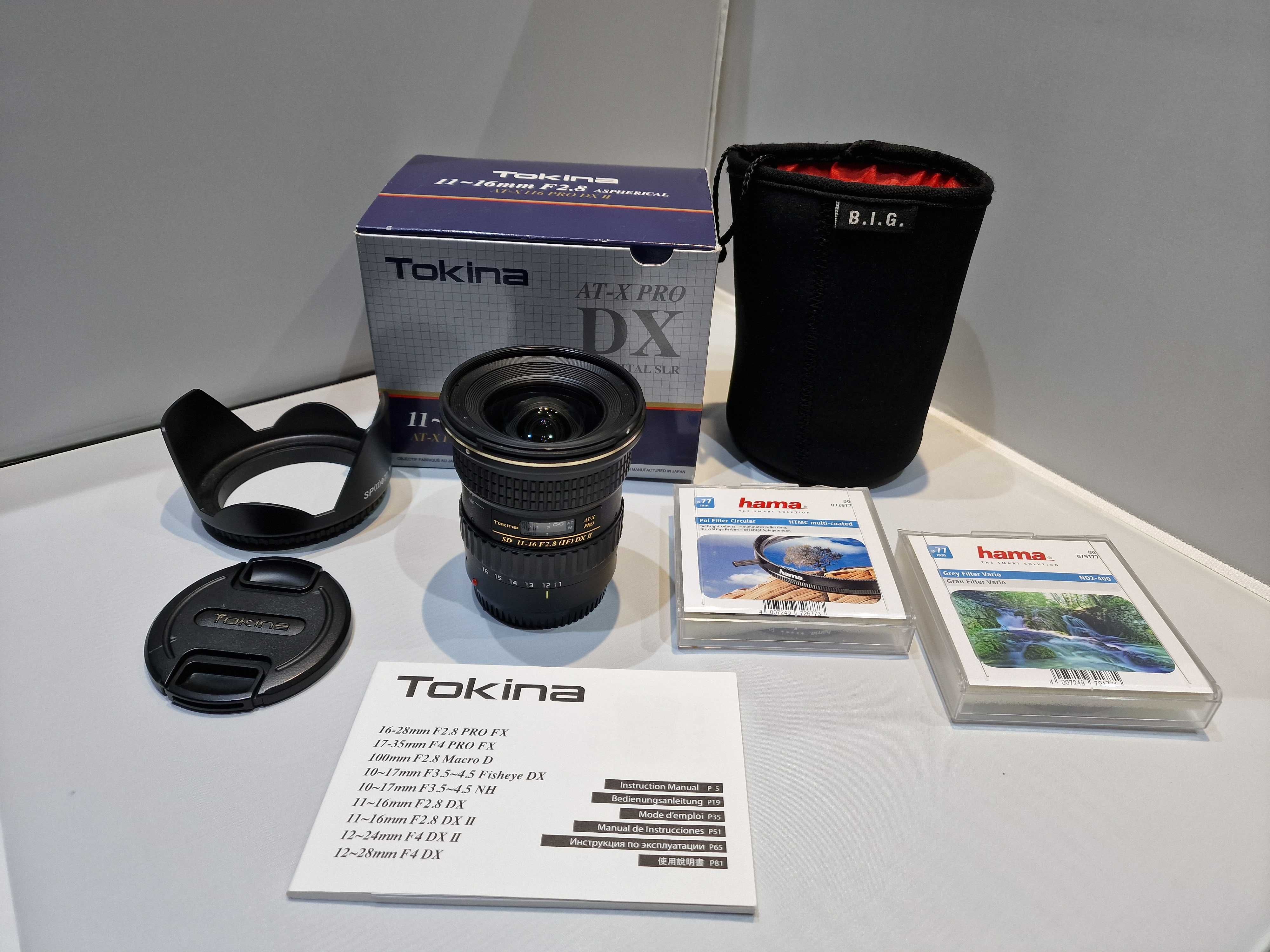 Objectiva Tokina 11-16mm F 2.8 AT-X 116 PRO DXII - Canon