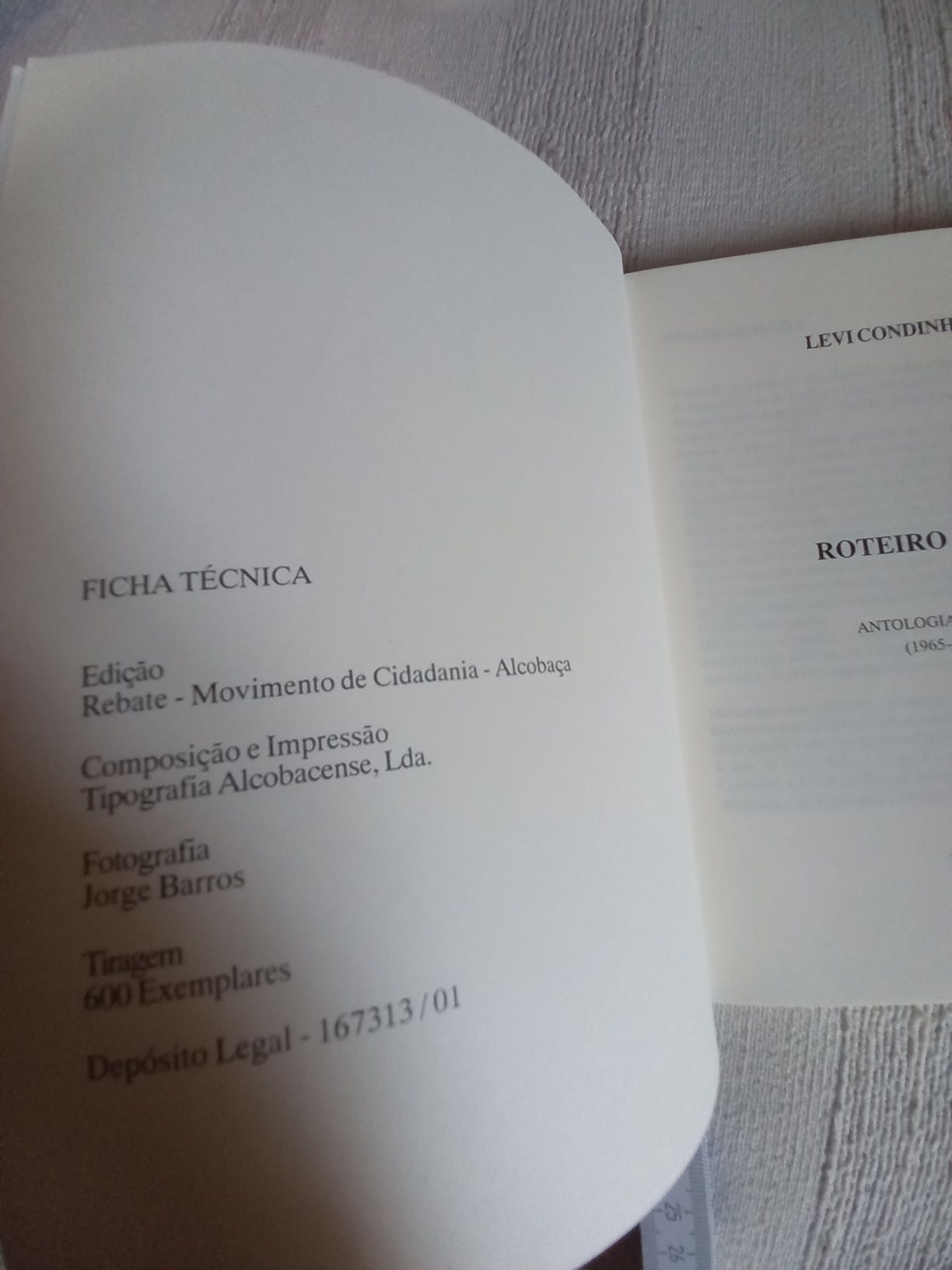Antologia de Poesia de Levi Condinho autor de Alcobaça