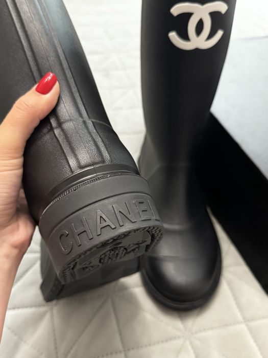 Гумові чоботи Chanel