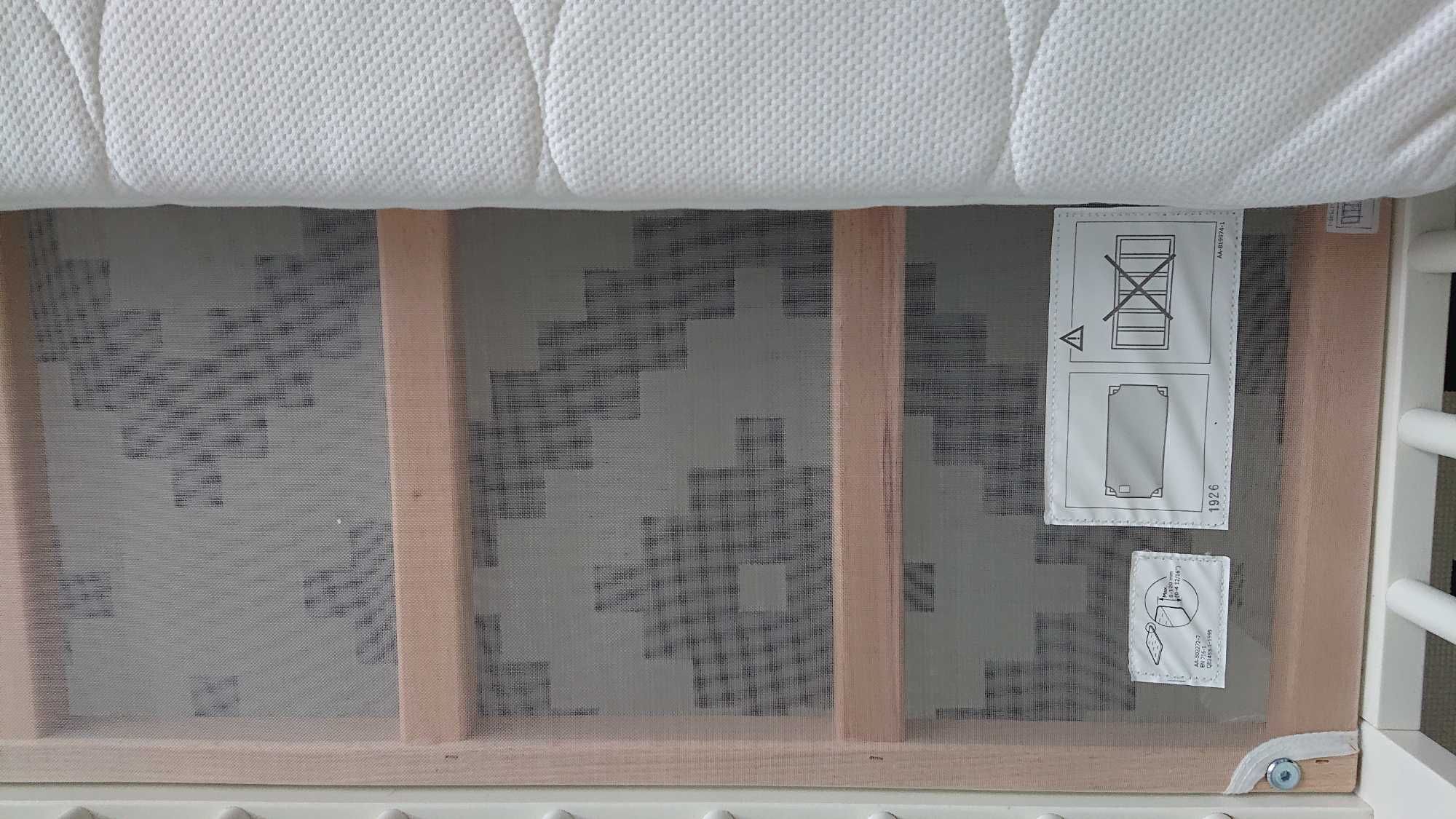 Łóżeczko Guliver z materacem Ikea 2 w 1