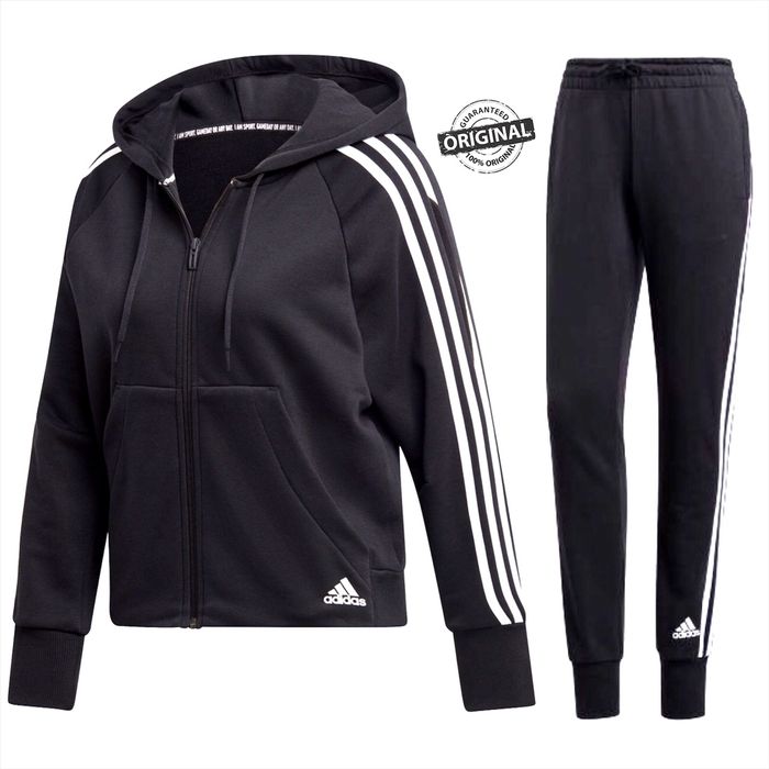 Костюм adidas оригинал женский не ZNE весна черный S 44 M 48