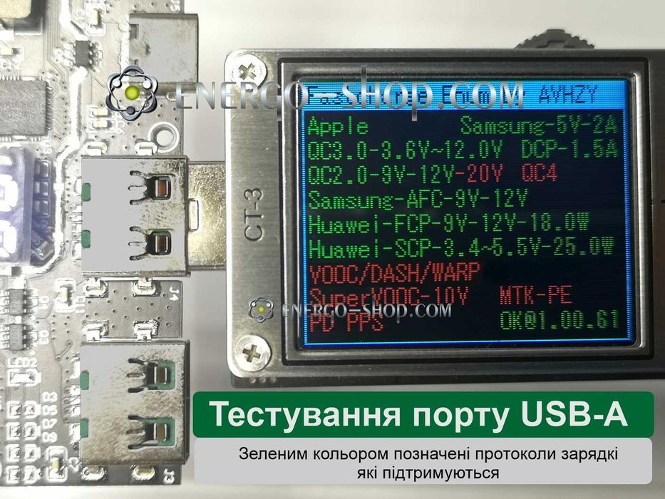 25W 5-портів Плата Power Bank з цифровим LED дисплеєм, швидка заряда