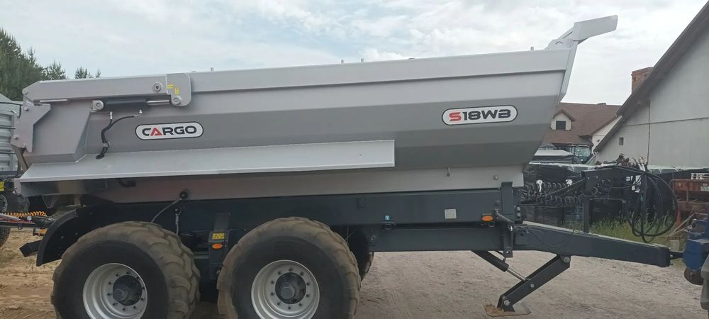 Metaltech  Przyczepa Cargo budowlana do ciągnika rolniczego S180WB
