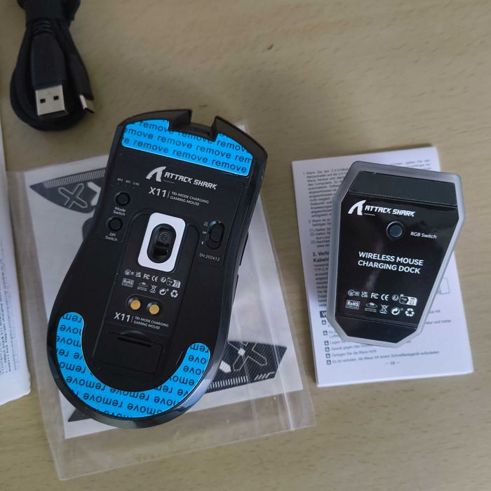 Rato Attack Shark X11 Black