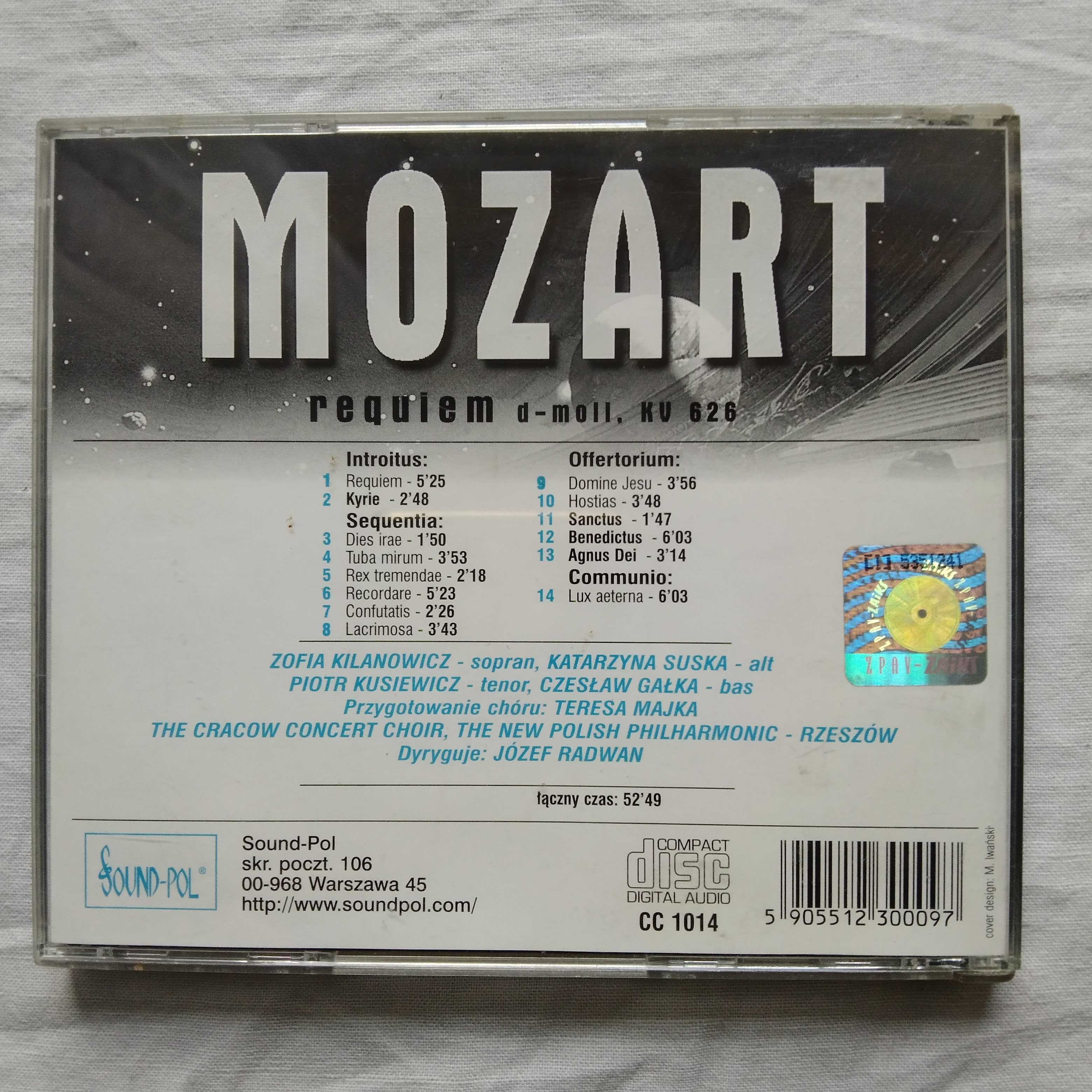 Mozart - Requiem , płyta Cd .