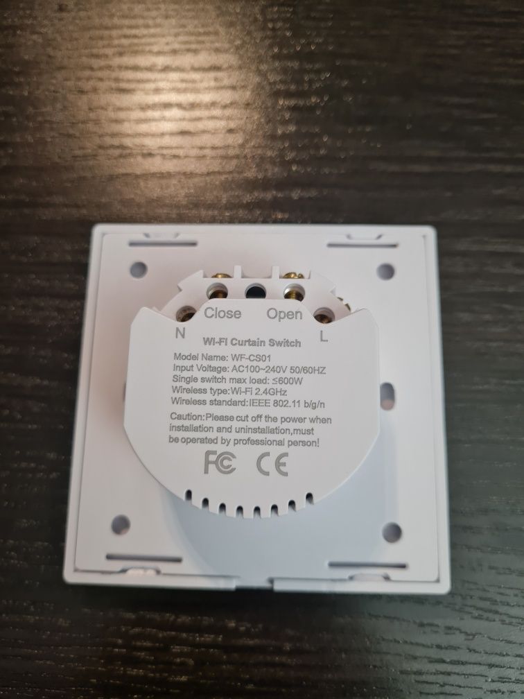 Przelacznik rolet Etersky smart curtain switch WF-SC01