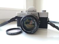 Фотокамера Minolta srT101 + Объектив Minolta MC Rokkor-PG 50mm f/ 1.4