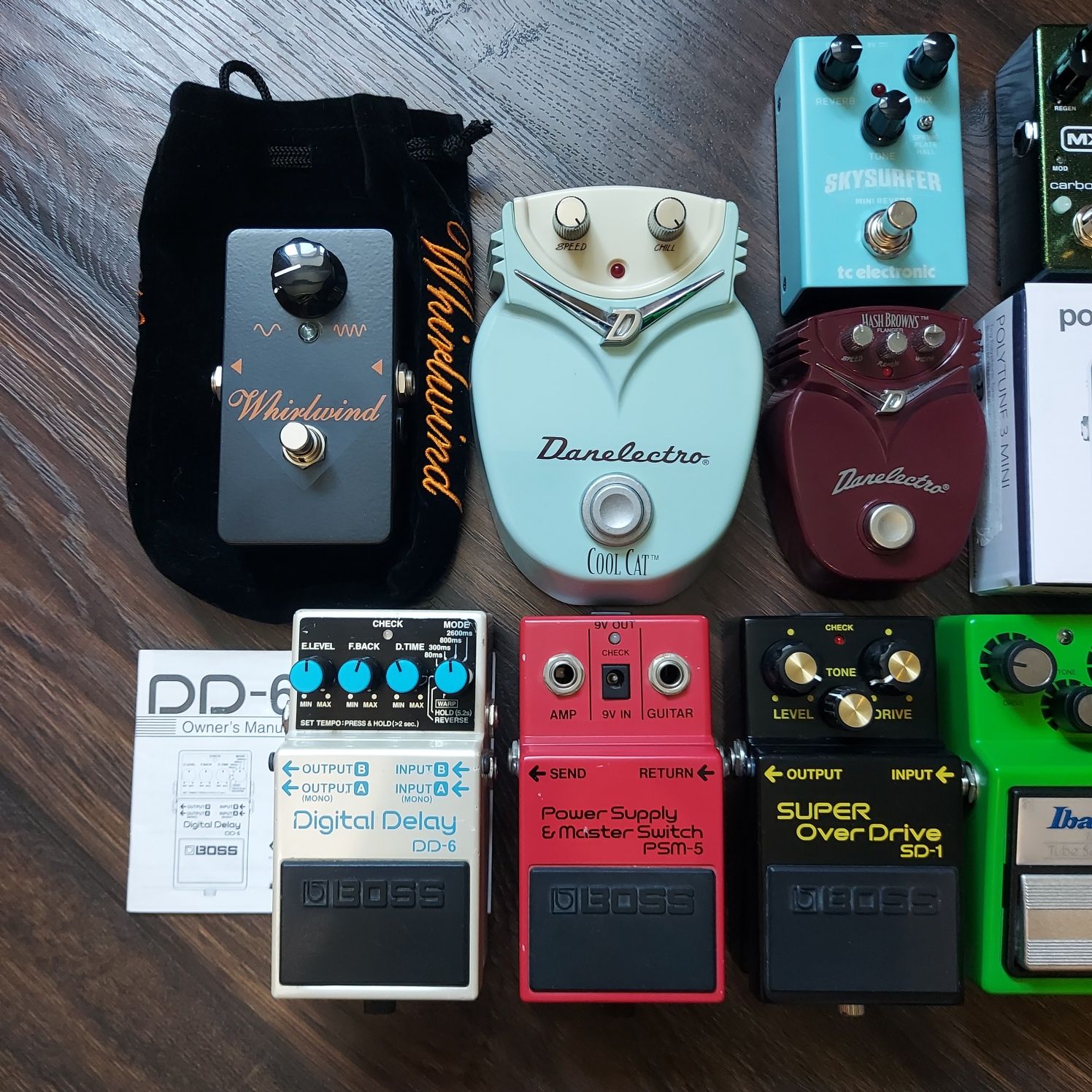 Гітарні педалі Line 6, BOSS, Friedman,  tc electronic, Danelectro, MXR
