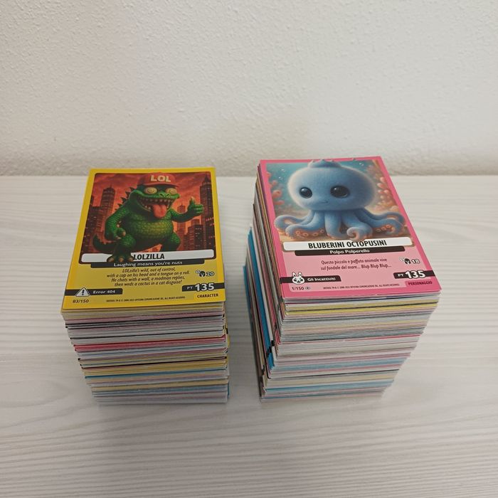 Karta Skifidol Italian Brainrot Panini duży wybór 1 szt.