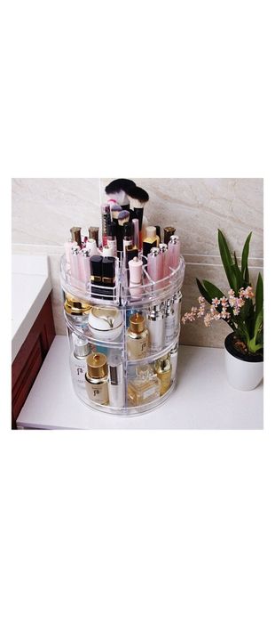 Organizer obrotowy 360 stopni na biżuterię kosmetyki duży