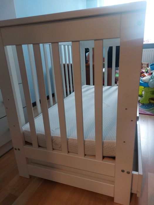 Łóżeczko dziecięce 120x60, cały zestaw, okazja!