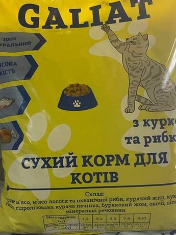 Корм для котів українського виробника