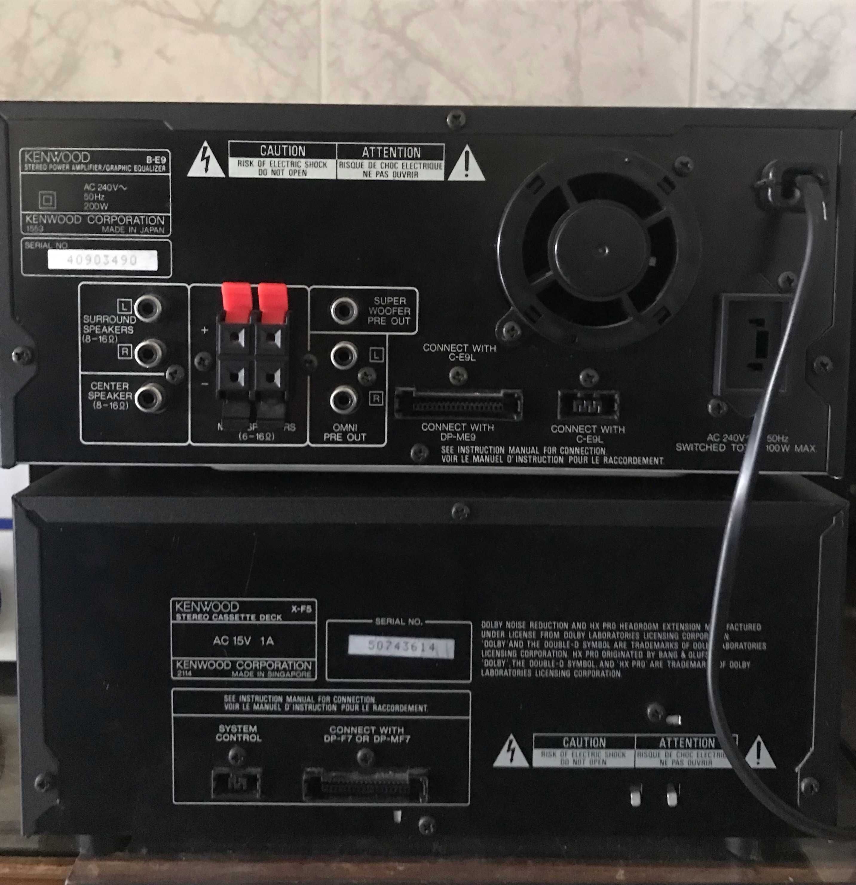 Amplificador e Leitor de Cacetes - Kenwood