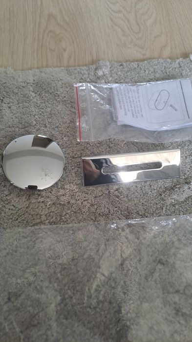 Balneo nowa maskownica przykrywka korek do wanny i przelew kolor chrom