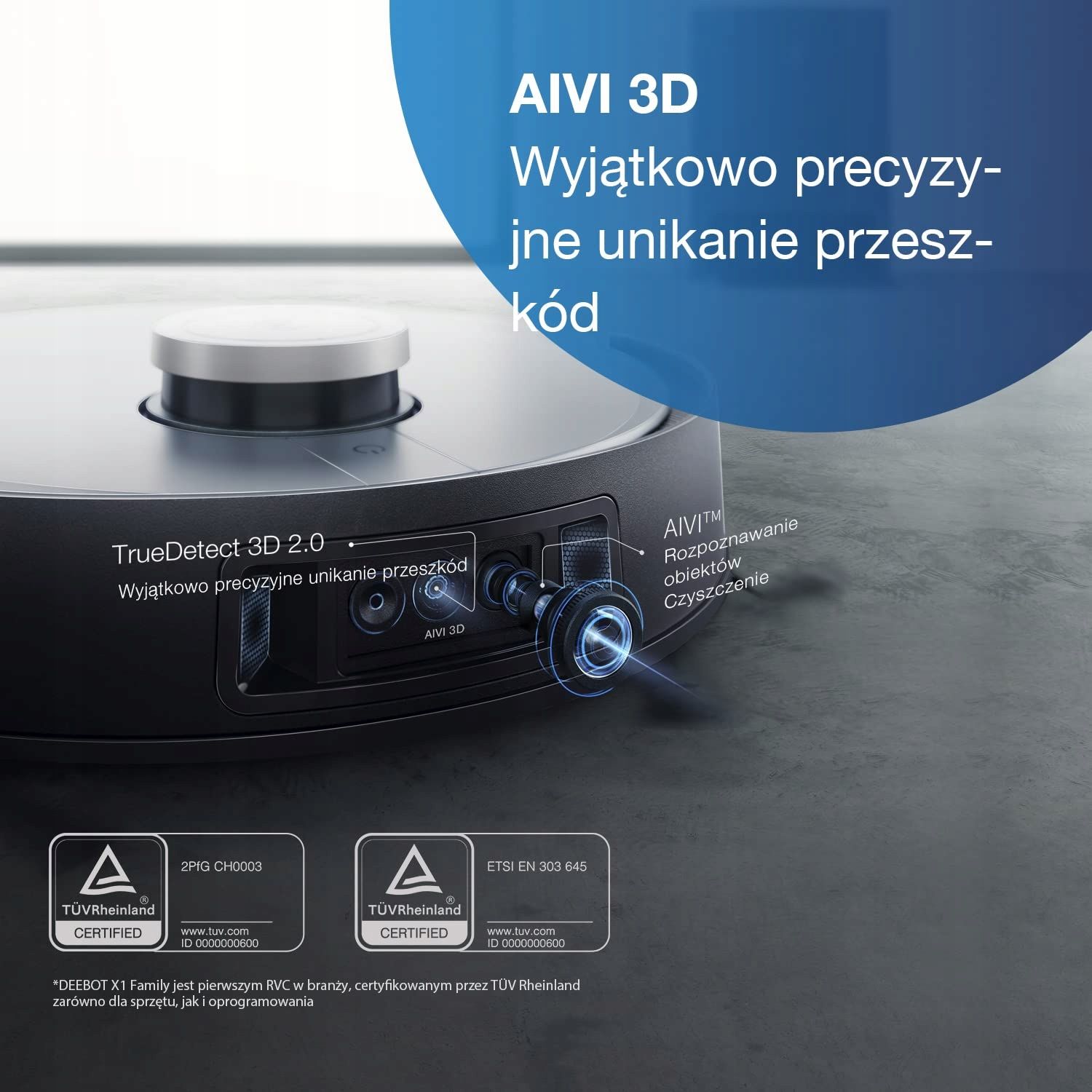 Robot sprzątający Ecovacs DEX55 czarny