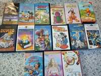 Kasety VHS z kultowymi bajkami