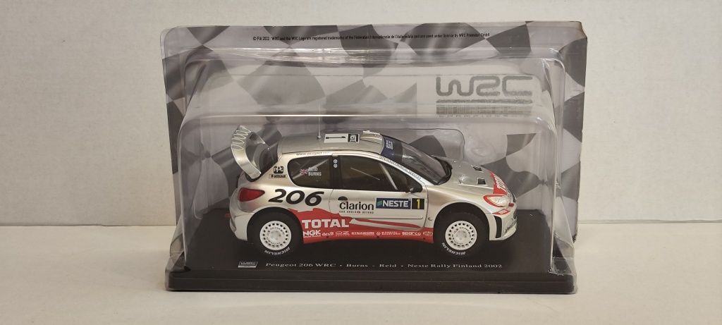 Peugeot 206 WRC 1:24 Altaya Dicast