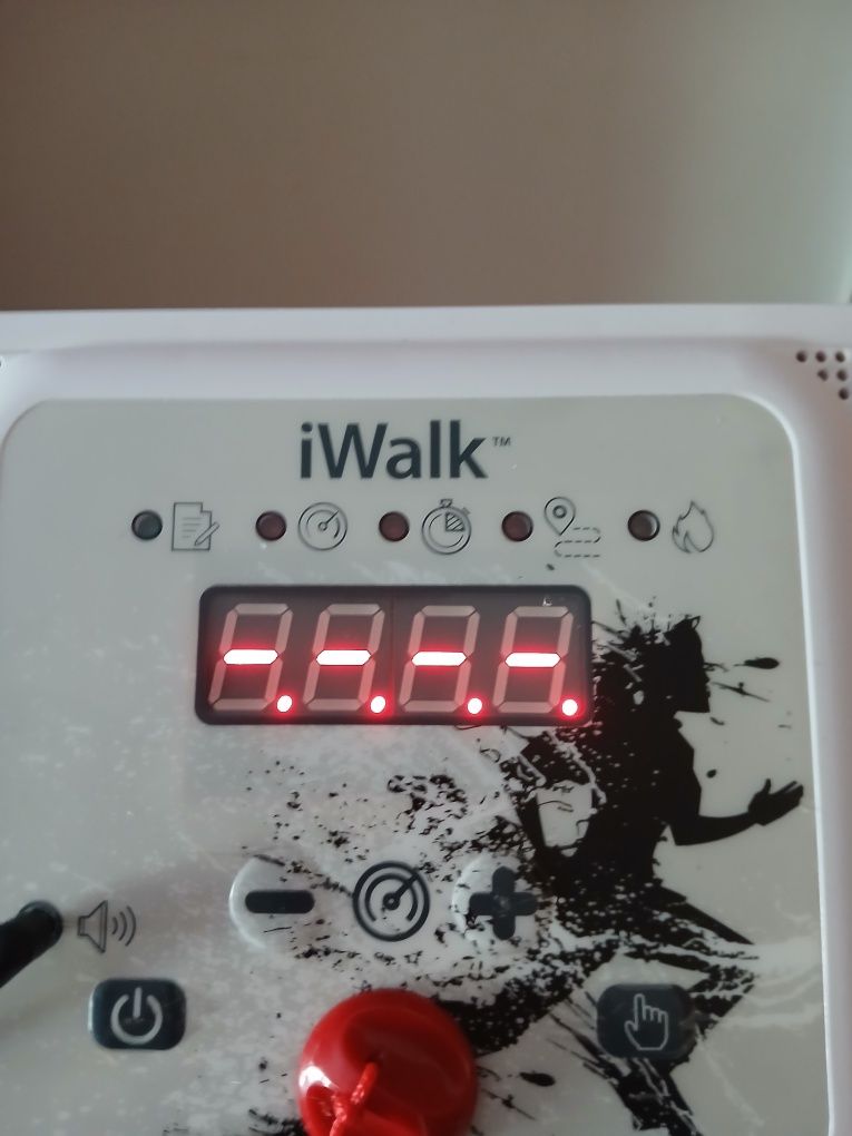 Passadeira iWalk, compacta e fácil de arrumar. Pouco uso