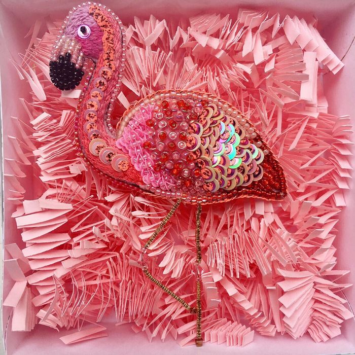 Брошки Flamingo