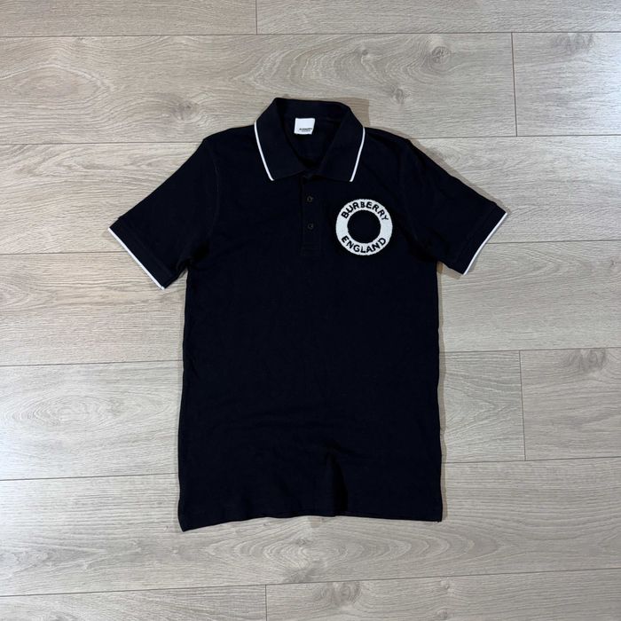 НОВА Елегантна Чорна Футбокла Поло Барберрі Burberry England, розмір S