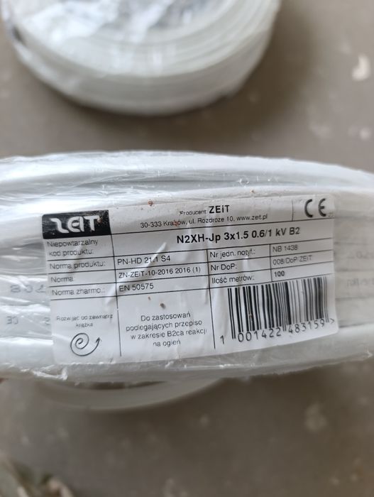 Kabel 3x1.5 ZEIT 89m