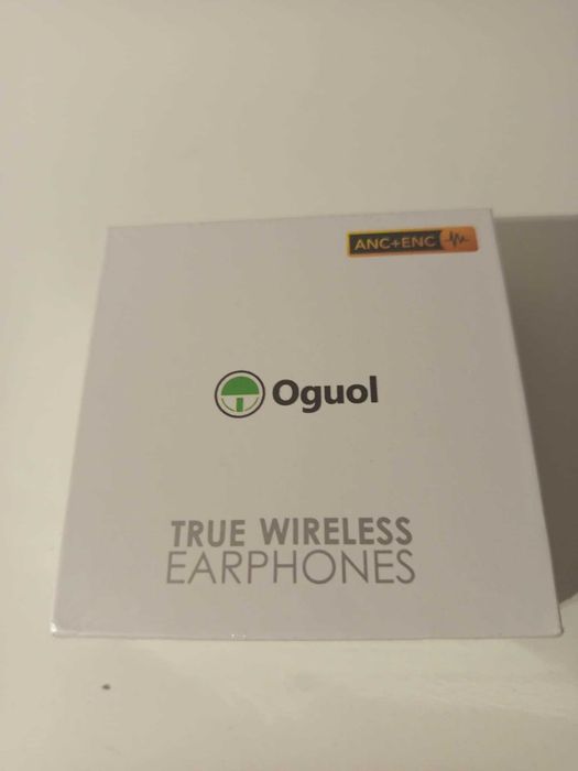 Oguol Słuchawki douszne Bluetooth 5.3 z 4mikrofonami HD bezprzewodowe