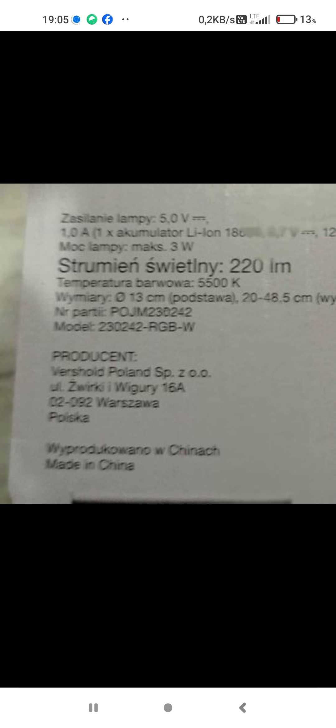 Lampka biurkowa LED z podświetleniem