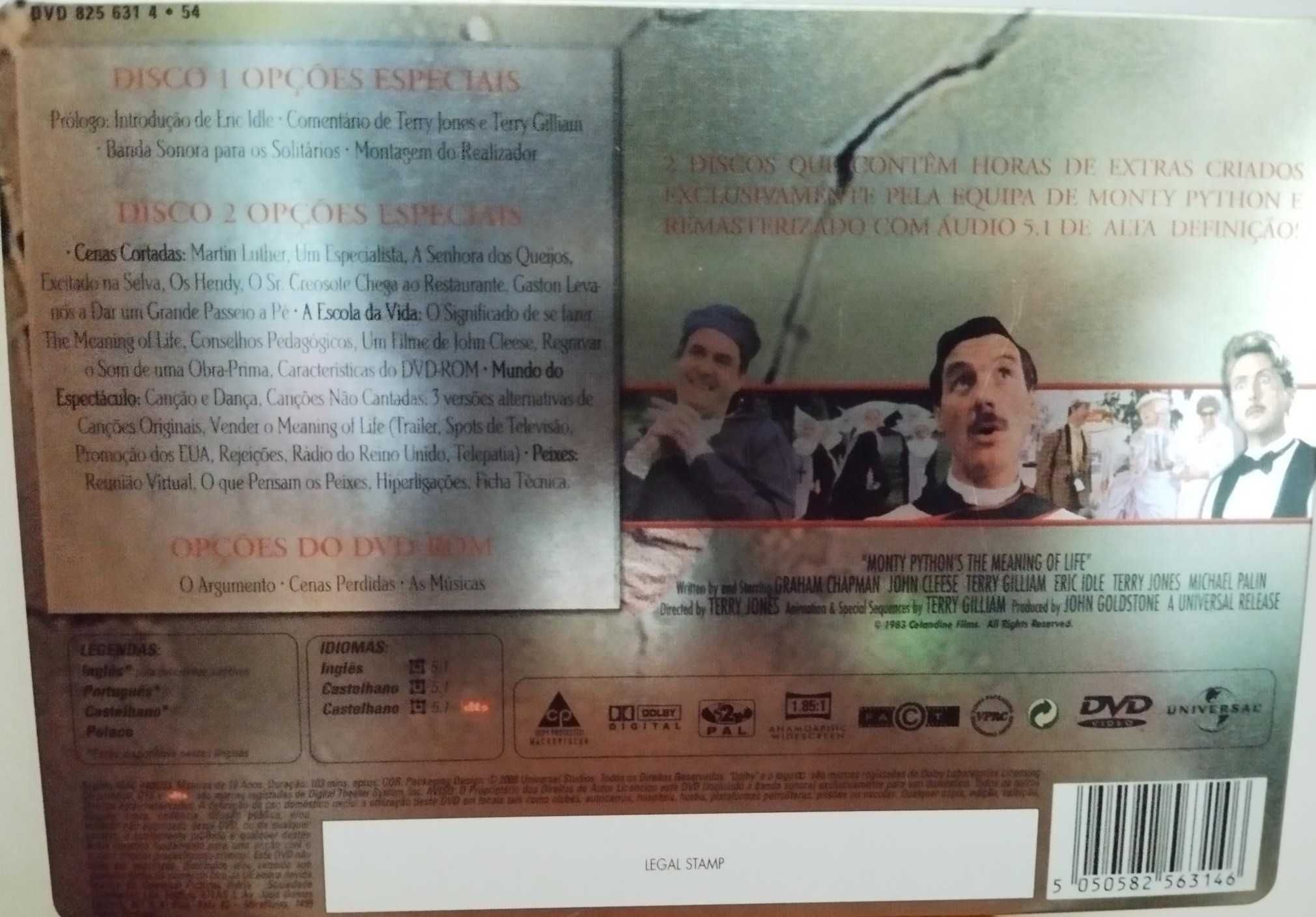 Monty Python-  O Sentido da Vida - colecionador, caixa metálica