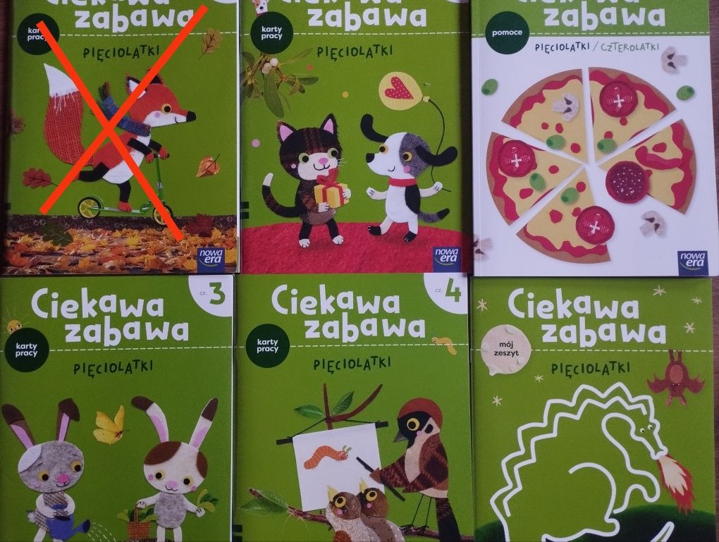 Pakiet Ciekawa Zabawa pięciolatki Nowa Era