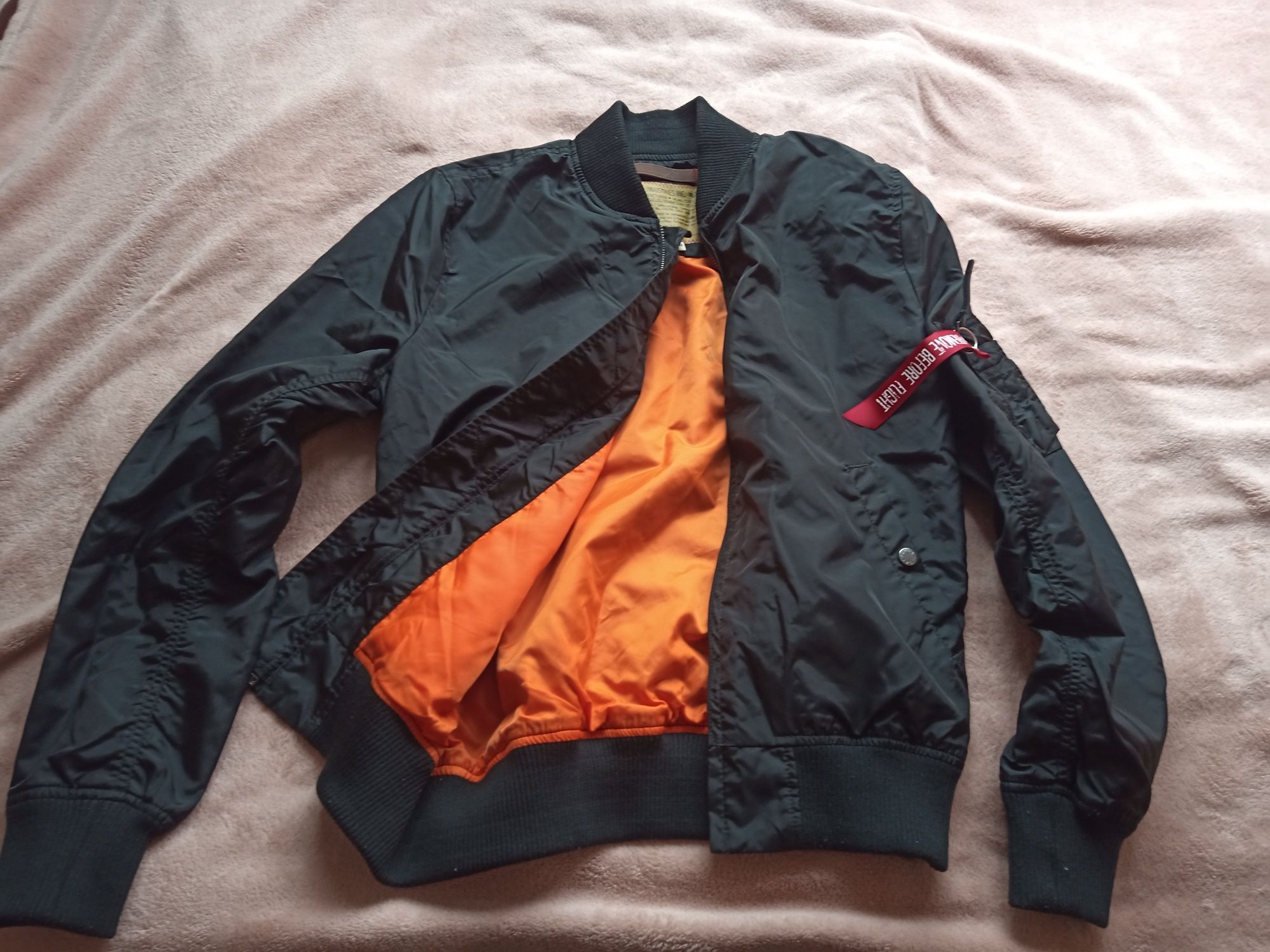 bomberka flyers przejściowa size M Alpha Industries MA-1 TT czarna