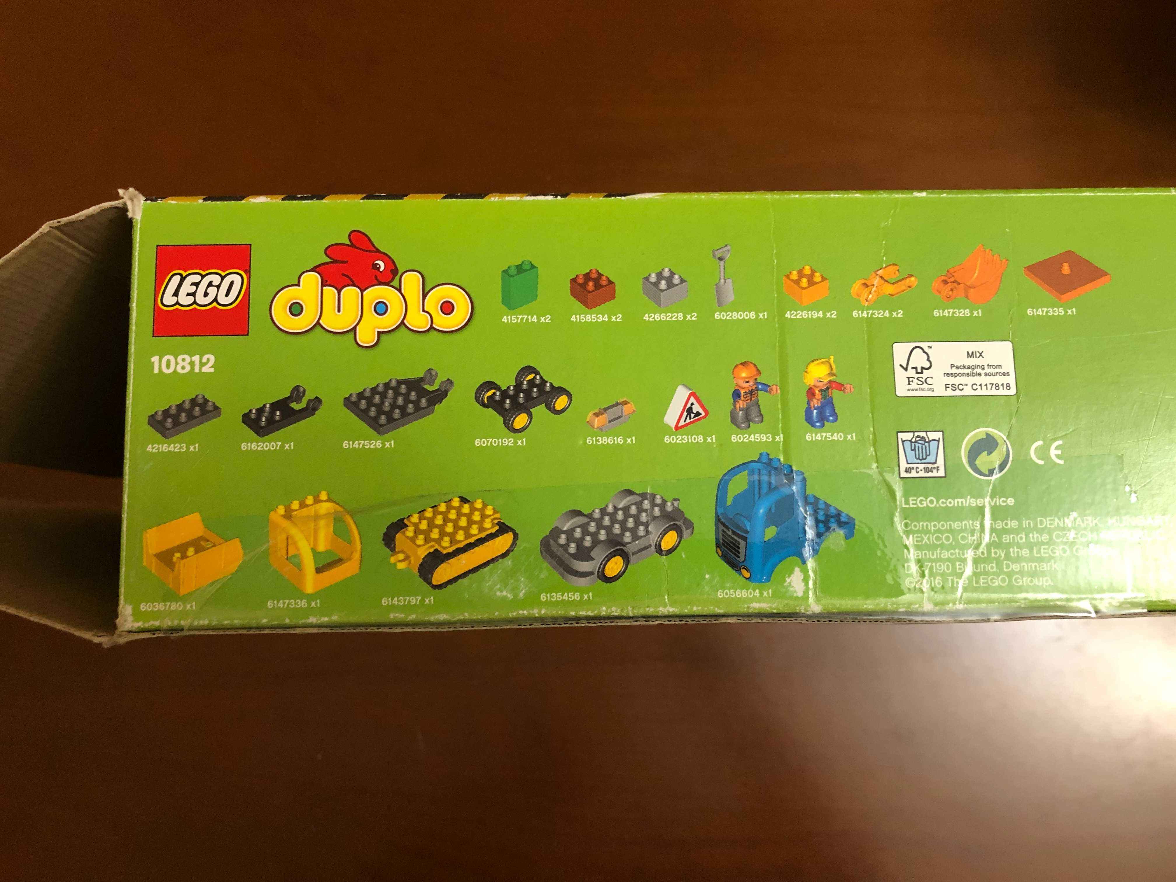 LEGO DUPLO Ciężarówka i koparka gąsienicowa 10812