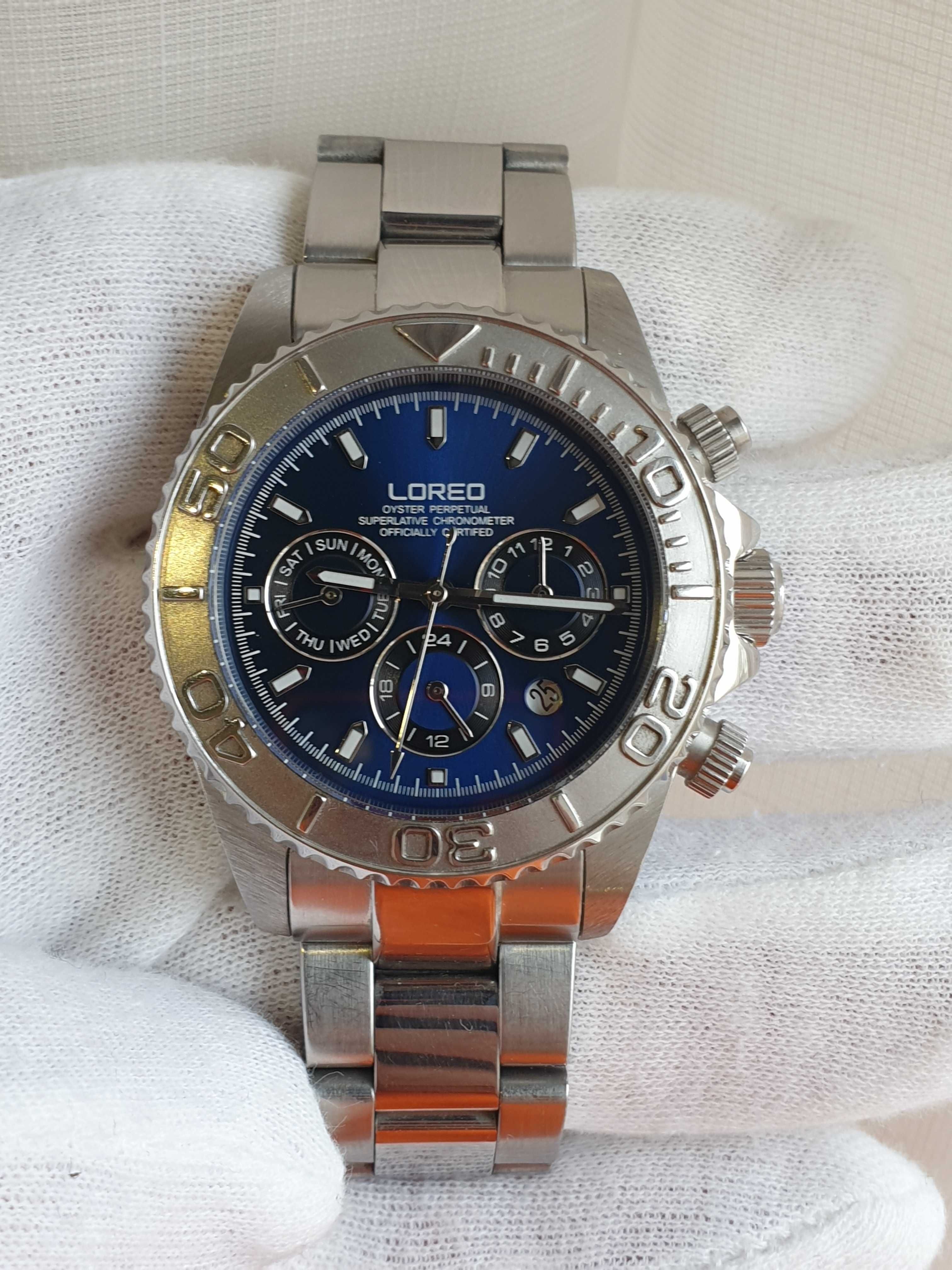 Чоловічий годинник Loreo Oyster Perpetual 200m Automatic Sapphire
