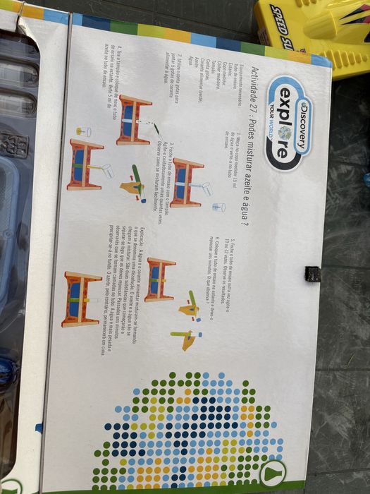 Kit de ciência para criança