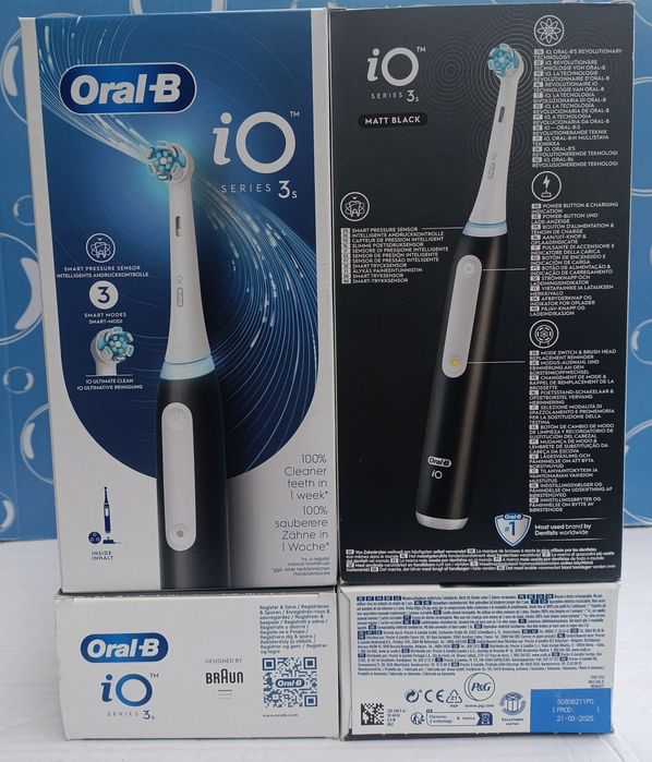 Зубна електро щітка Oral-B іО series 3s+ насадка+ зарядний пристрій