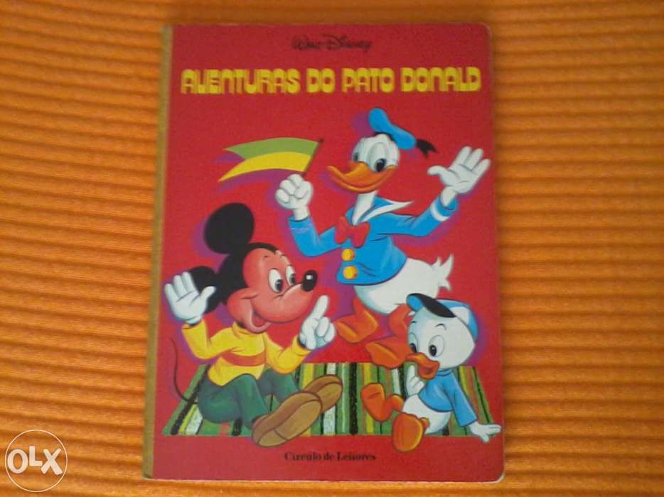Livro Aventuras do Pato Donald Walt Disney 1982