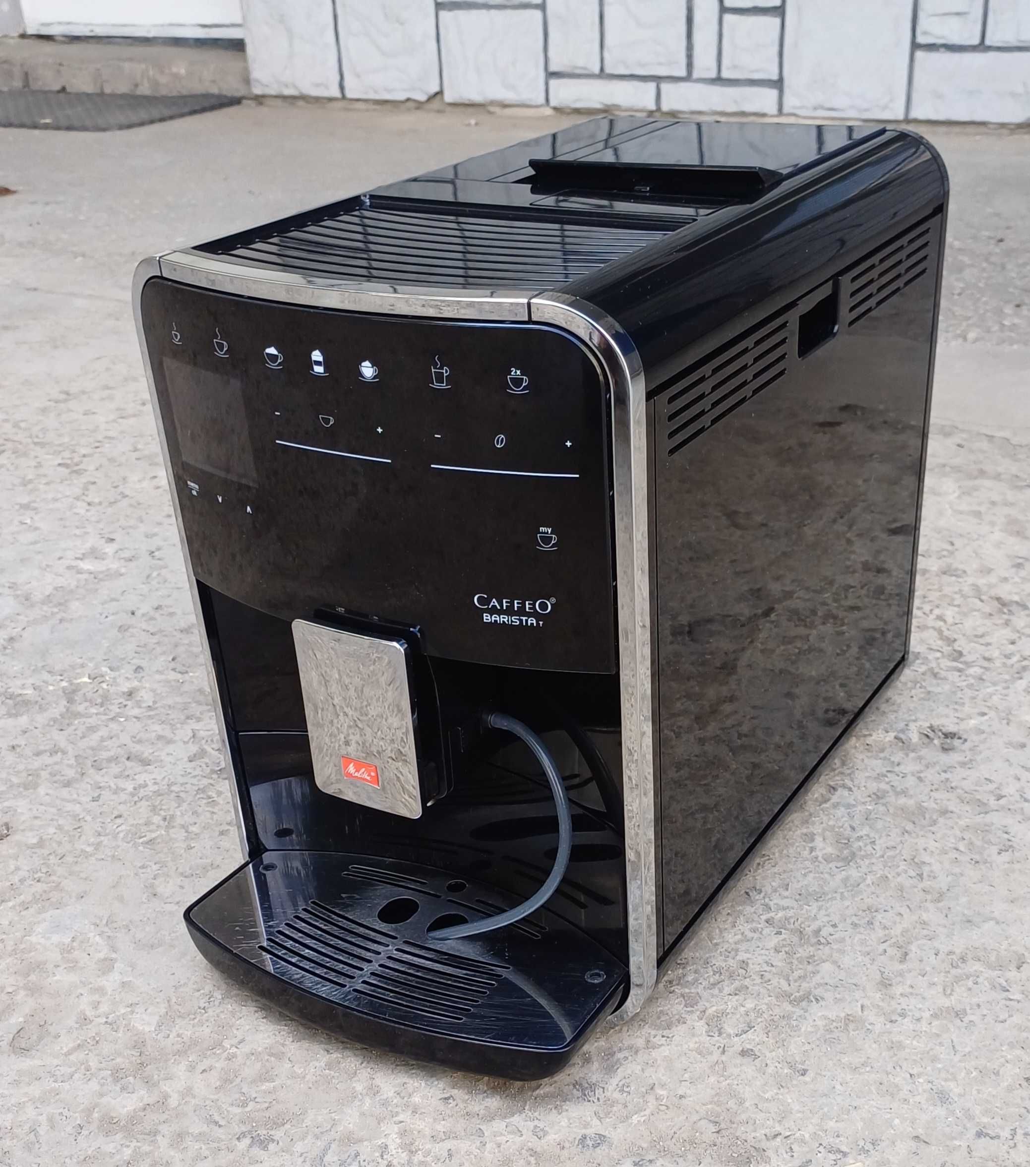 Кавомашина кавоварка Меліта Melitta Caffeo Barista Т black чорна