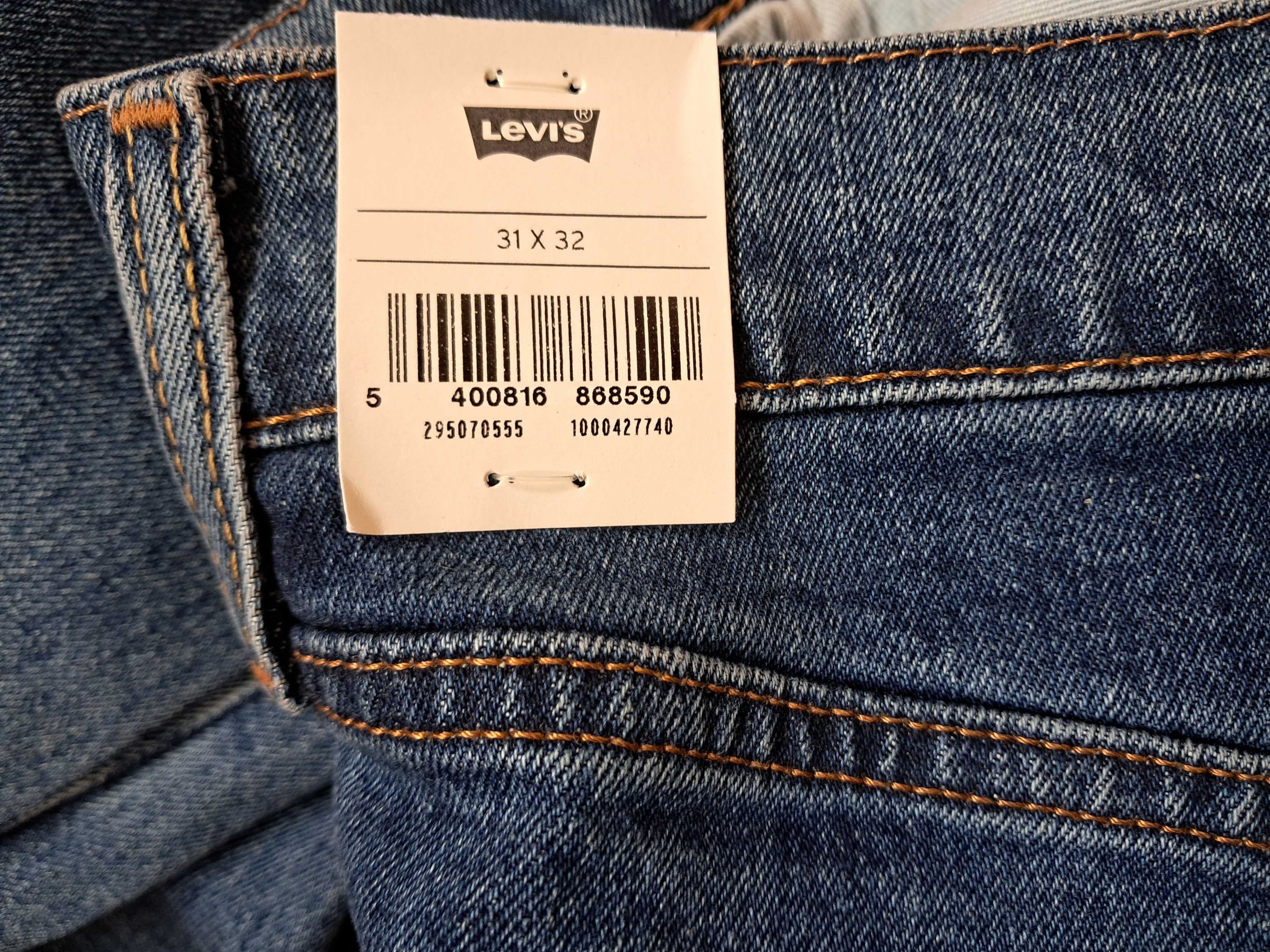 Джинсы Levis 31х32 новые мужские