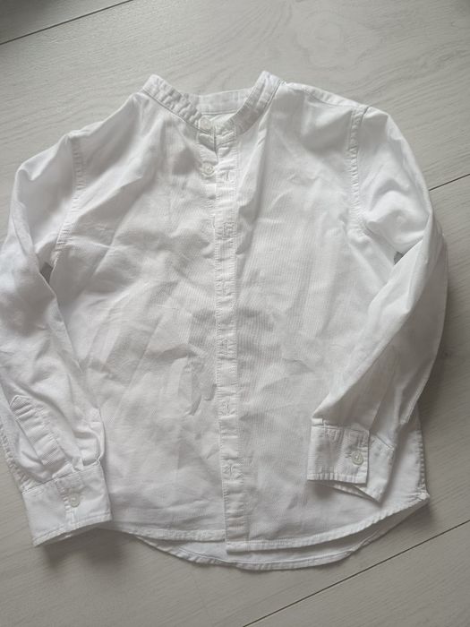 Biała koszula ze stójką rozm. 122