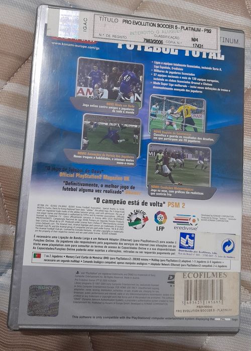 Pro evolution soccer 5 ps2