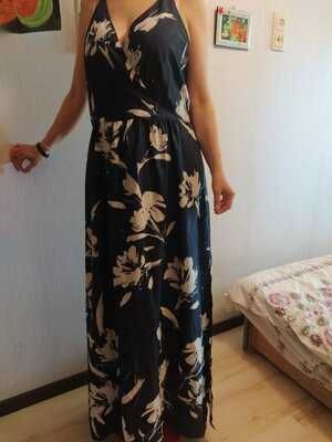 Макси платье vince camuto 16 р.42-44 .цветочный принт