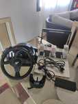 Volante PS3/PS4 Thrustmaster T500RS com pedais T3PA-Pro
