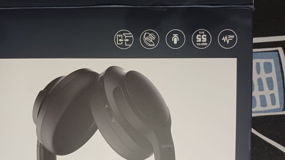 Słuchawki bezprzewodowe Panasonic RB-HX330B Nauszne Bluetooth 5.3