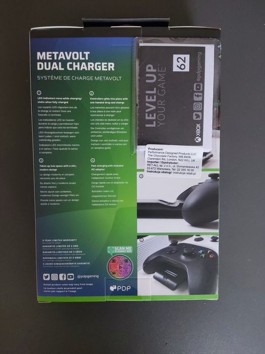 Stacja ładująca do Xbox z akumulatorami nowe nieotwierane