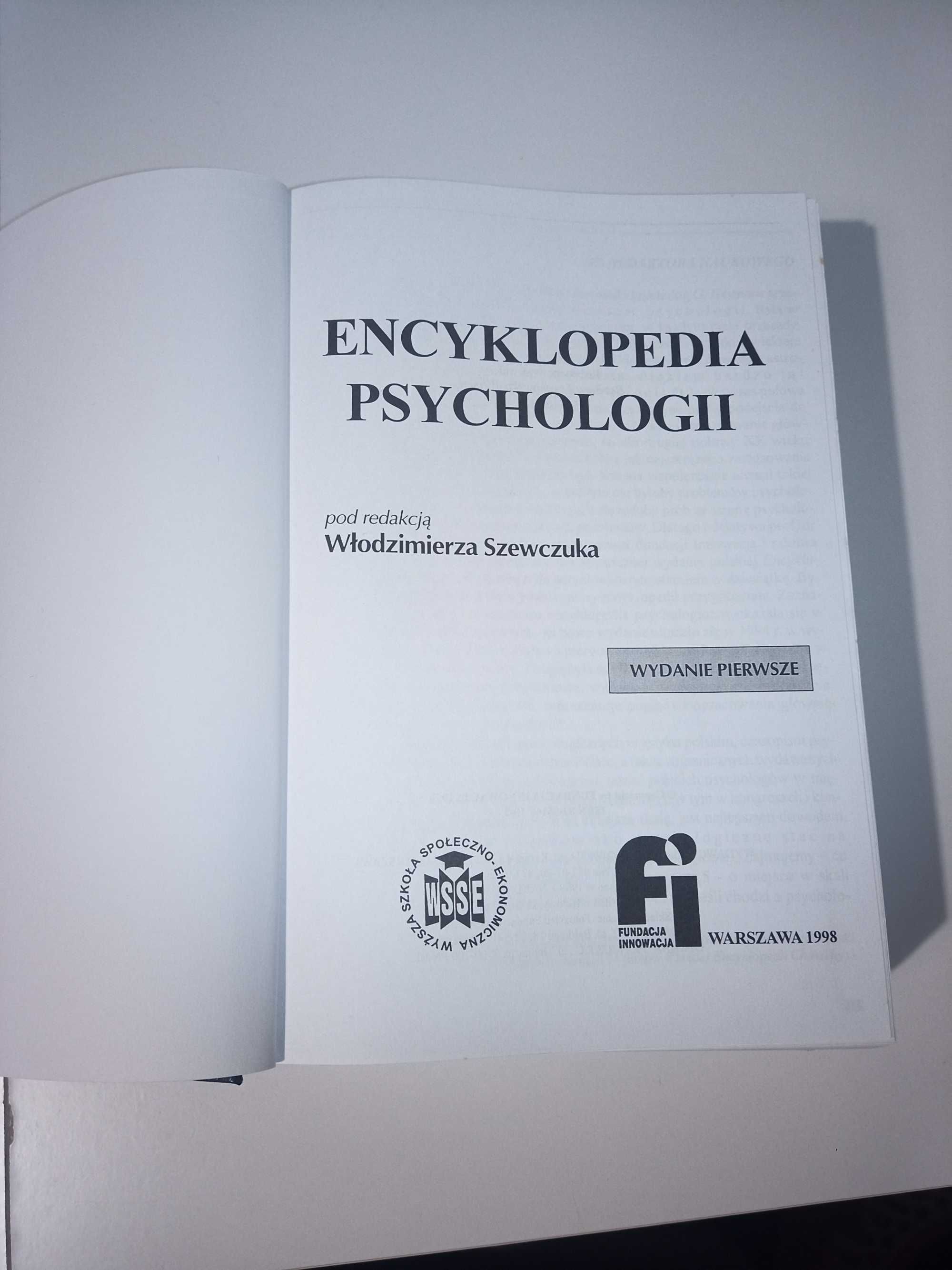 Encyklopedia psychologii Włodzimierz Szewczuk. Fundacja Innowacja